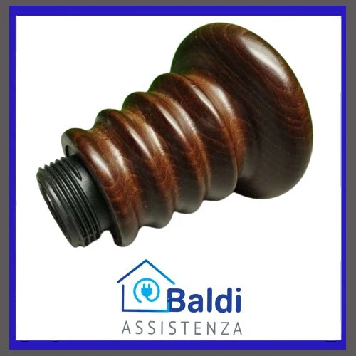 RICAMBIO ORIGINALE TAPPO CALDAIA IN LEGNO PER MACCHINA CAFFE' LA PAVONI ESPERTO ABILE