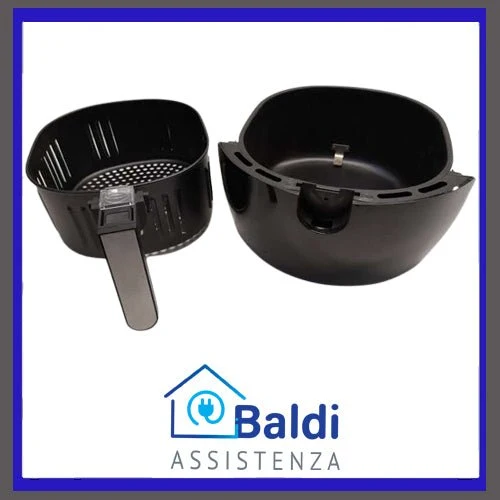 RICAMBIO CESTELLO E CONTENITORE PER FRIGGITRICE AD ARIA ARIETE AIR FRYER DIGITAL 4618