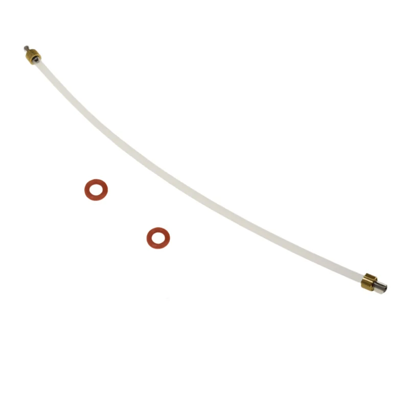 RICAMBIO TUBO ACQUA CON BOCCOLE 225mm + 2 GUARNIZIONI PER MACCHINA CAFFE' NESPRESSO ESSENZA DE LONGHI EN90.GY