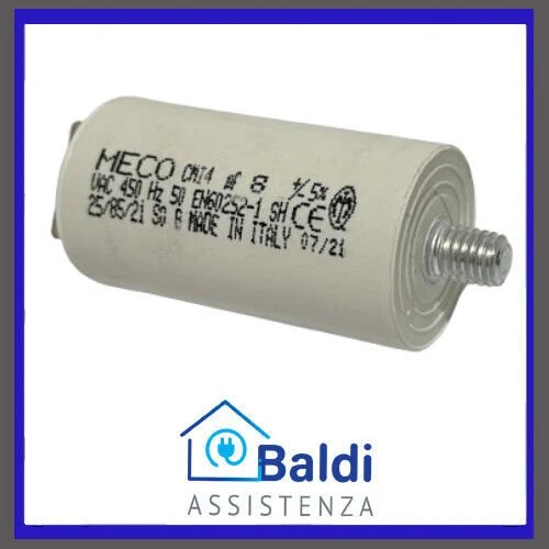 RICAMBIO CONDENSATORE MF.8 CL P2 35X48 PER AFFETTATRICE RGV