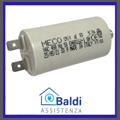 RICAMBIO CONDENSATORE MF.8 CL P2 35X48 PER AFFETTATRICE RGV