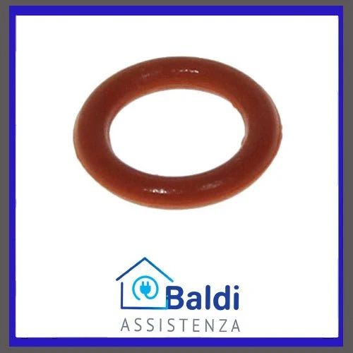 2 PEZZI GUARNIZIONE O-RING CAPPUCCINATORE OR106 SIL ROSSO PER MACCHINA CAFFE' DE LONGHI VARI MODELLI