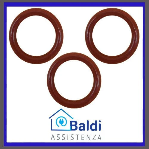 RICAMBIO 3 PEZZI GUARNIZIONE O-RING IN SILICONE PER TAPPI DA 1/2 MASCHIO