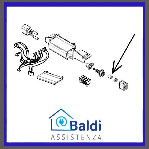RICAMBIO GUARNIZIONE INTERNA SUPPORTO PER FERRO DA STIRO ARIETE DUETTO 6431 6437