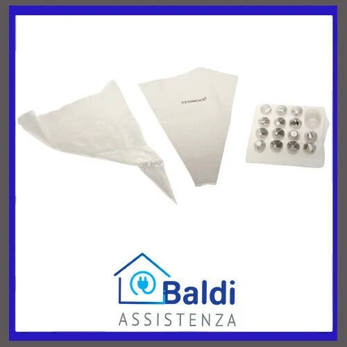 KENWOOD KWSD120 SAC A POCHE PIPING BAG CON 14 UGELLI IN ACCIAIO INOSSIDABILE