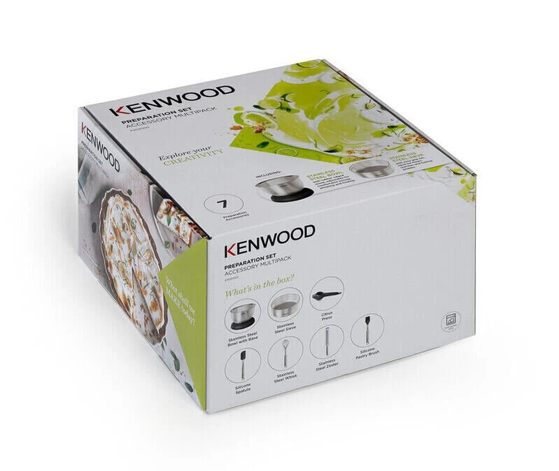 SET PREPARAZIONE DOLCI TORTE 7 PEZZI KENWOOD KWSP200
