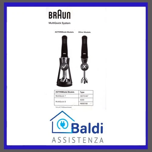 ACCESSORIO STAND SUPPORTO PER FRULLATORE IMMERSIONE MINIPIMER BRAUN MULTIQUICK 9