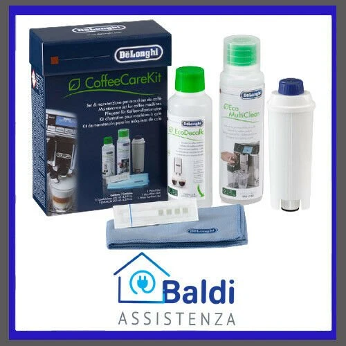 COFFEE CAREKIT KIT COMPLETO PER PULIZIA E MANUTENZIONE MACCHINA CAFFE' DE'LONGHI