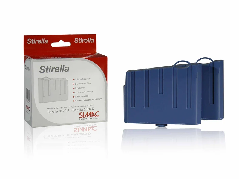 RICAMBIO 2 FILTRI CARTUCCIA ANTICALCARE PER FERRO DA STIRO CALDAIA SIMAC STIRELLA 3020P