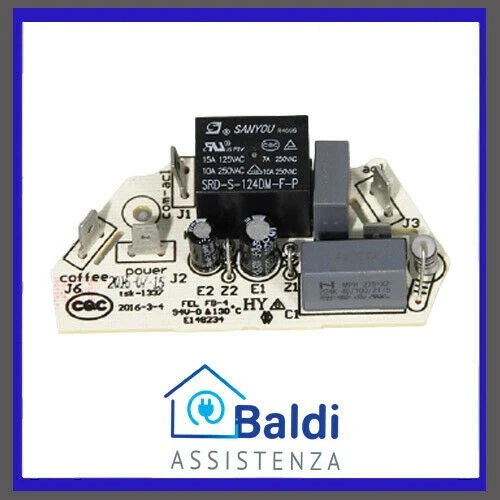RICAMBIO SCHEDA PCB AUTOSPEGNIMENTO PER MACCHINA CAFFE' ARIETE 1337 MOKA AROMA