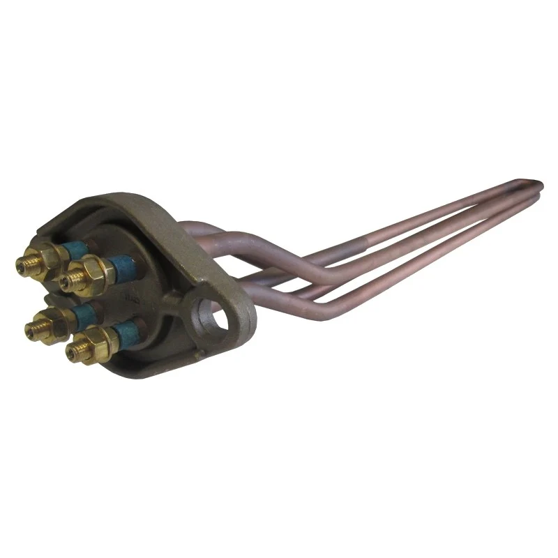 Resistenza 3GR. 3700W 380V LSF=460MM con dadi - ricambio per macchina da caffè