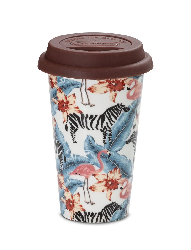 DE LONGHI MUG THERMOCUP TAZZA TERMICA DI CERAMICA A DOPPIA PARETE 300 ML. ANIMAL