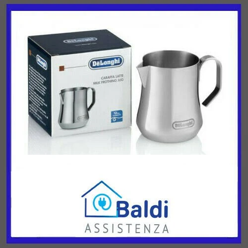 DE LONGHI ACCESSORIO CARAFFA MONTALATTE DI ACCIAIO SATINATO 350 ML DLSC060
