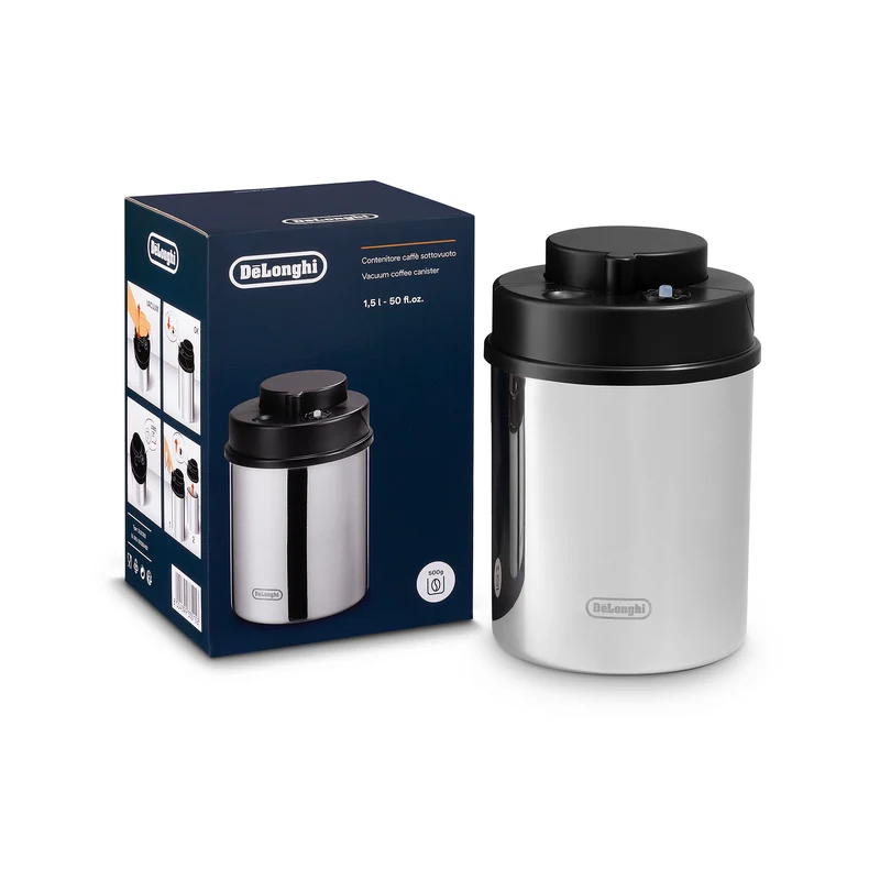 DE' LONGHI CONTENITORE SOTTOVUOTO PER CAFFE' E CIBI 1300 ml (500 g caffè in grani)