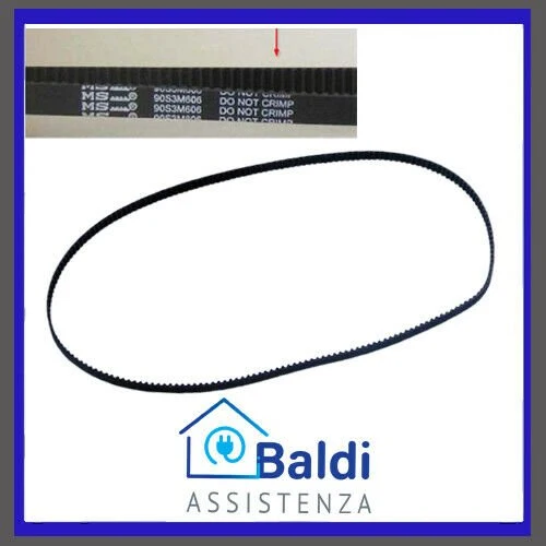 RICAMBIO CINGHIA 90S3M606 606 mm PER IMPASTATRICE MACCHINA PANE KENWOOD BM