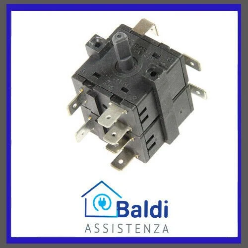 COMMUTATORE SELETTORE 6 POSIZIONI PER FORNO ELETTRICO FORNETTO ARIETE BON CUISINE