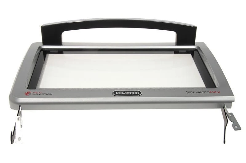 RICAMBIO PORTA CON CERNIERE PER FORNO FORNETTO ELETTRICO DE LONGHI EO24752