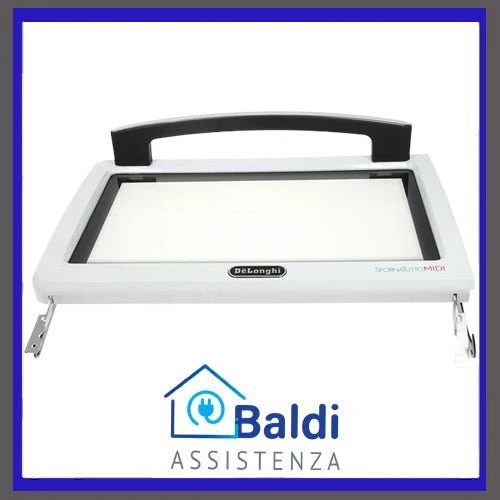 RICAMBIO PORTA COMPLETA CON CERNIERE PER FORNO ELETTRICO DE LONGHI EO2430 EO2435