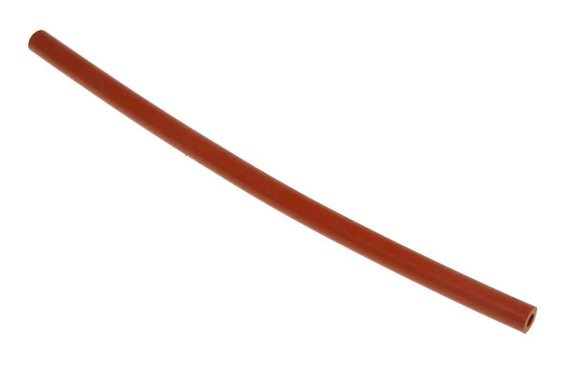 TUBO SILICONE ROSSO 5X10 L=230 PER FERRO DA STIRO STIRELLA DE LONGHI VVX PRO