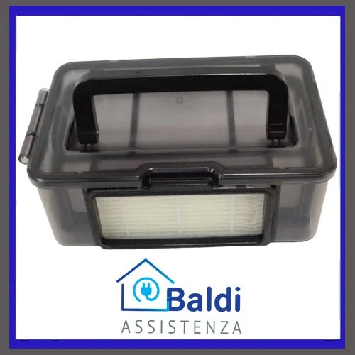 CONTENITORE POLVERE + FILTRO PER ROBOT ASPIRAPOLVERE ARIETE BRICIOLA PROFIMASTER