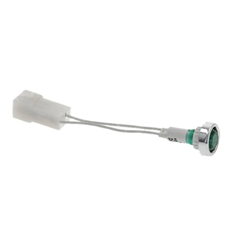 Lampada spia verde LED 115/250V cavi ul - ricambio per macchina da caffè