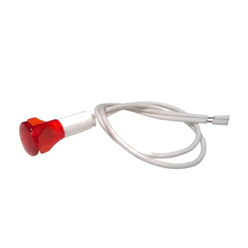 Lampada spia rossa neon 240V D.13,5 mm - ricambio per macchina da caffè