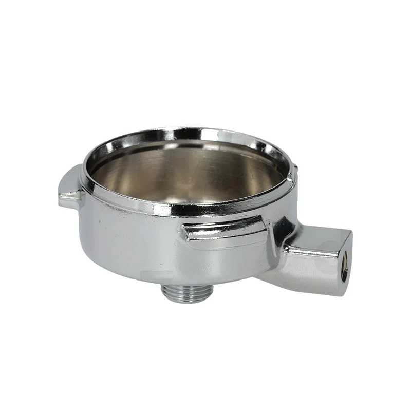 Corpo portafiltro 3/8 - M10 lucidato - ricambio per macchina da caffè