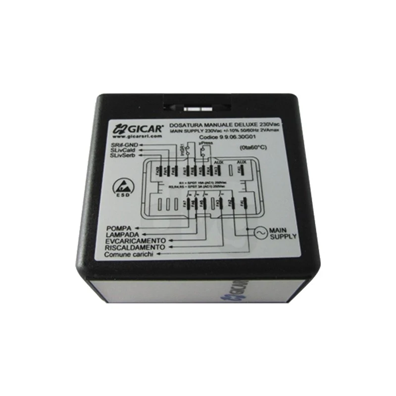 Dosatura manuale deluxe 230VAC Gicar - ricambio per macchina da caffè