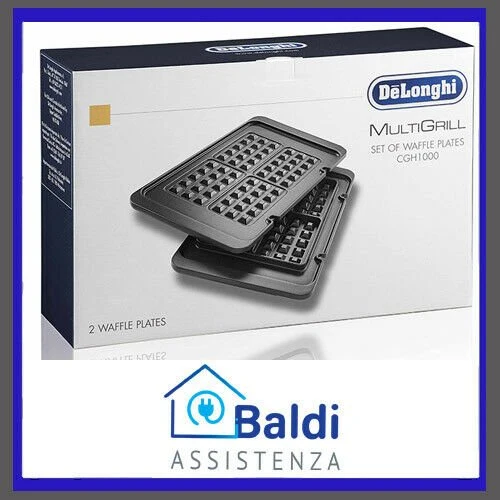 ACCESSORIO DLSK151 COPPIA PIASTRA WAFFLE PER BISTECCHIERA ELETTRICA DE'LONGHI CHG