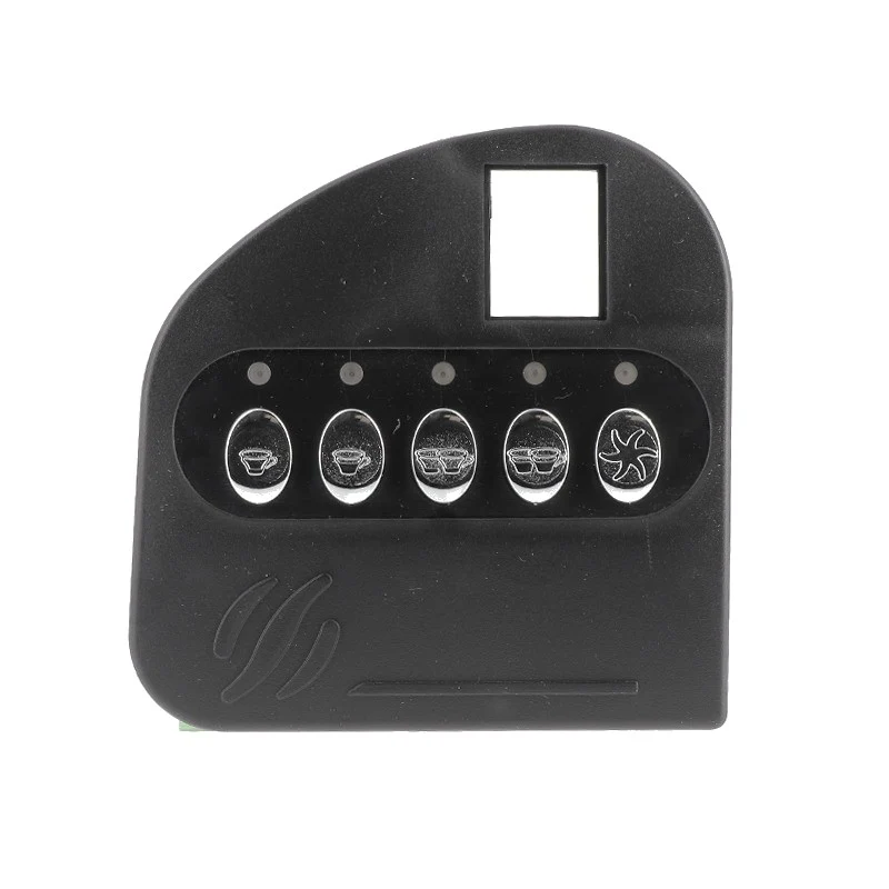Assieme pulsantiera nera 124X126MM - ricambio per macchina da caffè
