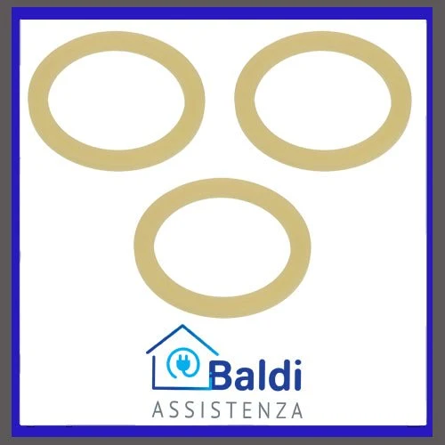 3 PEZZI GUARNIZIONE DOCCETTA PER MACCHINA CAFFE' MOKA DE LONGHI ALICIA PLUS 4 6 TAZZE