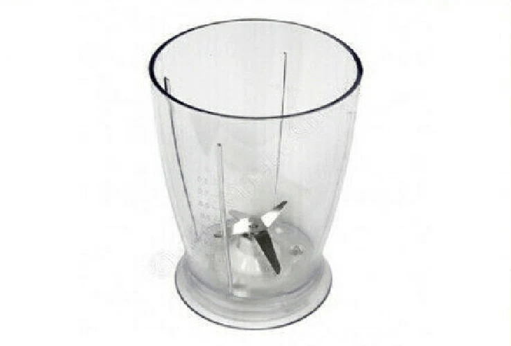 BICCHIERE IN PLASTICA CON LAMA PER FRULLATORE BLENDY ARIETE MOD.570 - ORIGINALE
