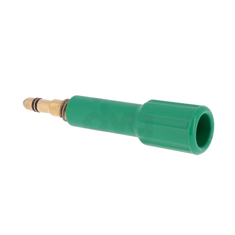 Manopola portafiltro per cialda - verde - ricambio per macchina da caffè