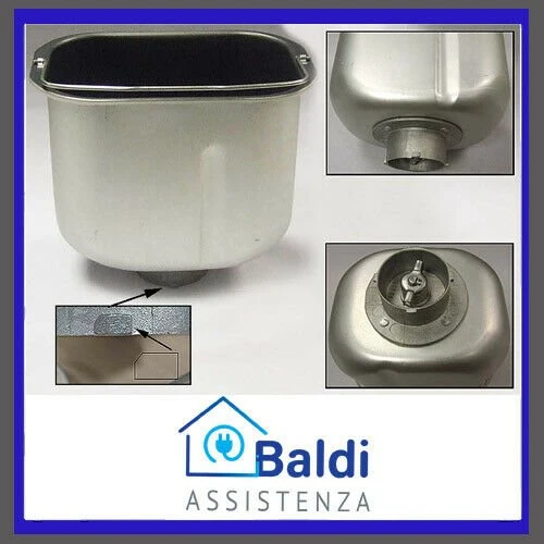 RICAMBIO VASCA CESTELLO ALTEZZA 167 mm. PER MACCHINA DEL PANE KENWOOD BM250 BM260