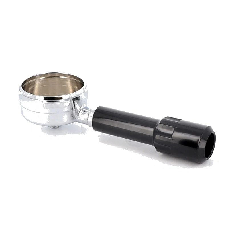 Portafiltro D.58MM con manopola nera lucida - ricambio per macchina da caffè