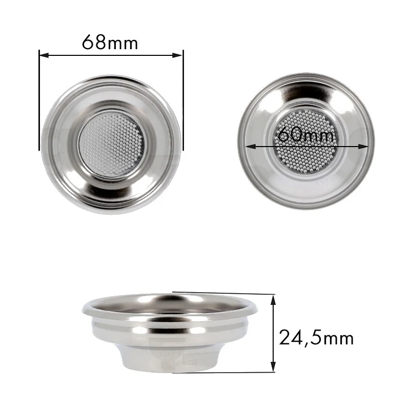 Filtro cimbali 1TZ 6/9G. H.24,5 - no box - ricambio per macchina da caffè
