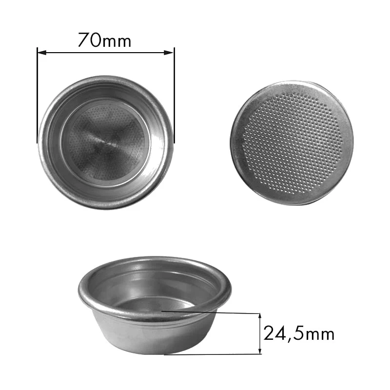 Filtro 3TZ 18G. H.24,5 canalino esterno aisi - ricambio per macchina da caffè