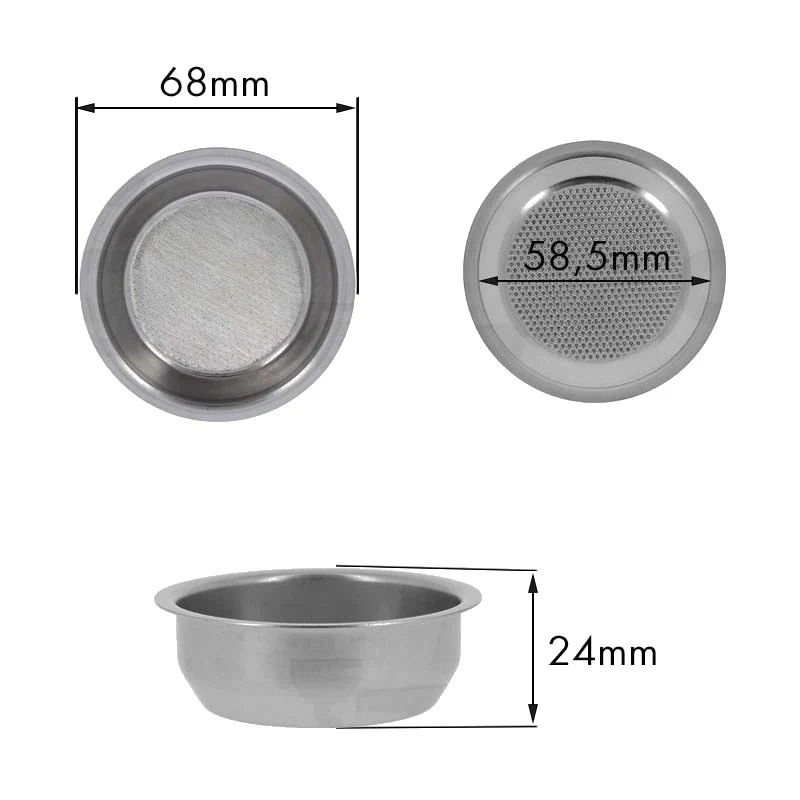 Filtro 2TZ H.24 aisi 304 Quick mill - ricambio per macchina da caffè