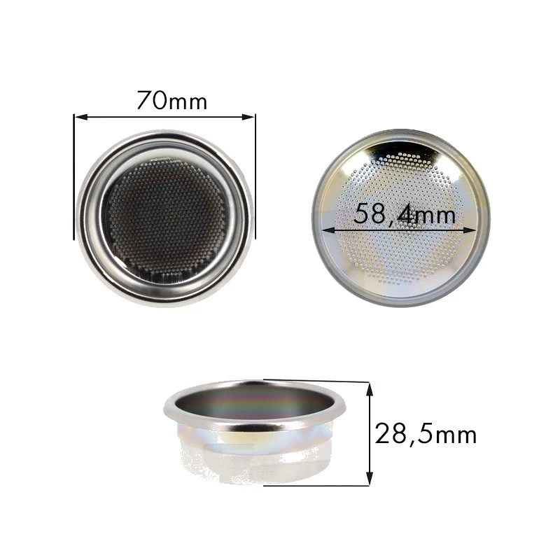 Filtro 2TZ 18/22G. H.28,5 competizione - ricambio per macchina da caffè