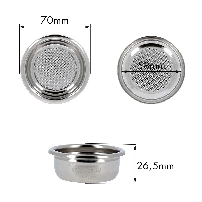 Filtro 2TZ 16/20G. H.26,5 competizione - ricambio per macchina da caffè