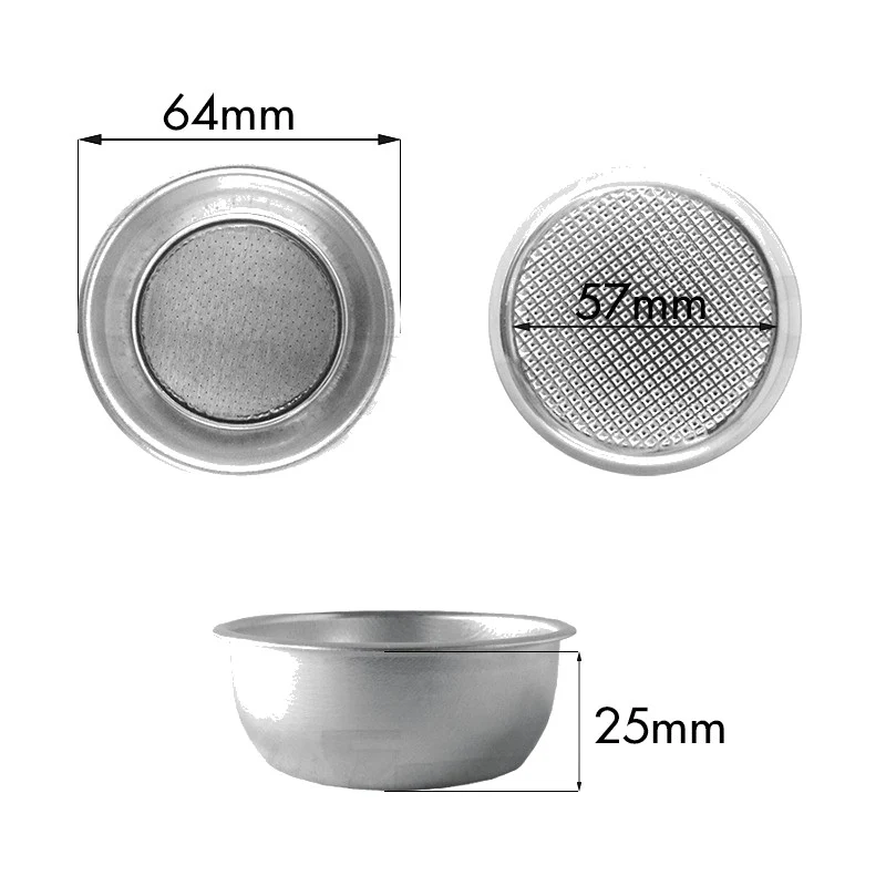 Filtro 2TZ 14G. H.25 AISI304 Lelit - ricambio per macchina da caffè