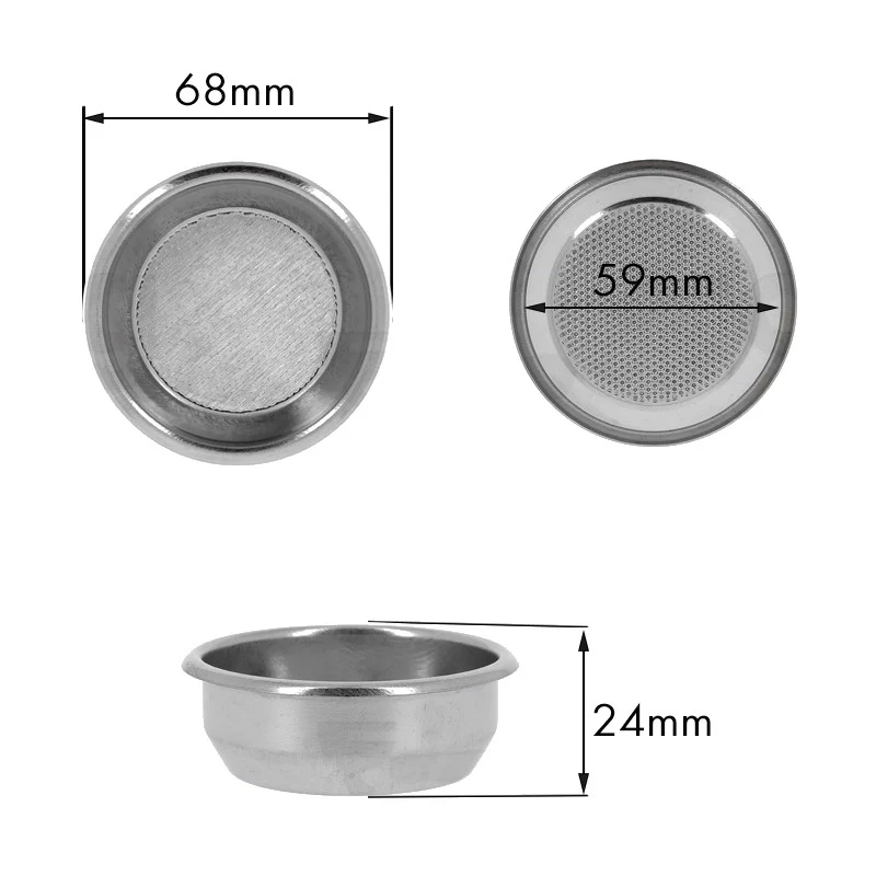 Filtro 2TZ 14G. H.24 AISI430 - economico - ricambio per macchina da caffè