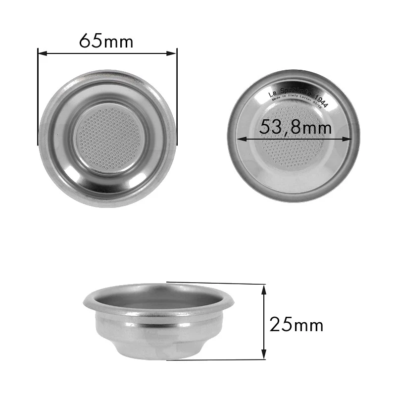 Filtro 1TZ H.25 fori piccoli La spaziale - ricambio per macchina da caffè