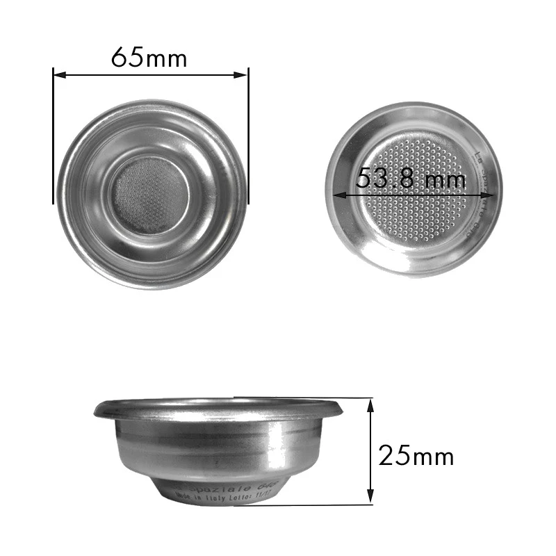 Filtro 1TZ 7G. H.25 canalino esterno - ricambio per macchina da caffè