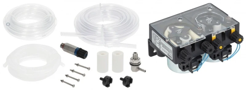 DOSATORE DOPPIO DETERGENTE/BRILLANTANTE modello PR2 - 230V 50/60Hz 8W